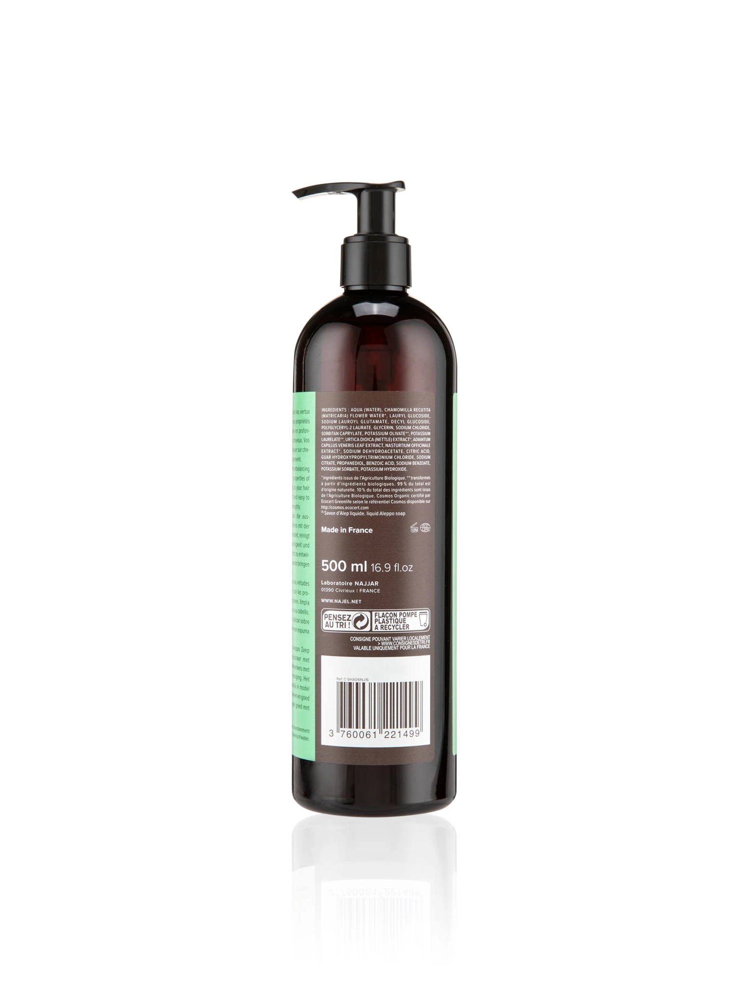 Aleppo Soap Shampoo Greasy Hair - 500ml