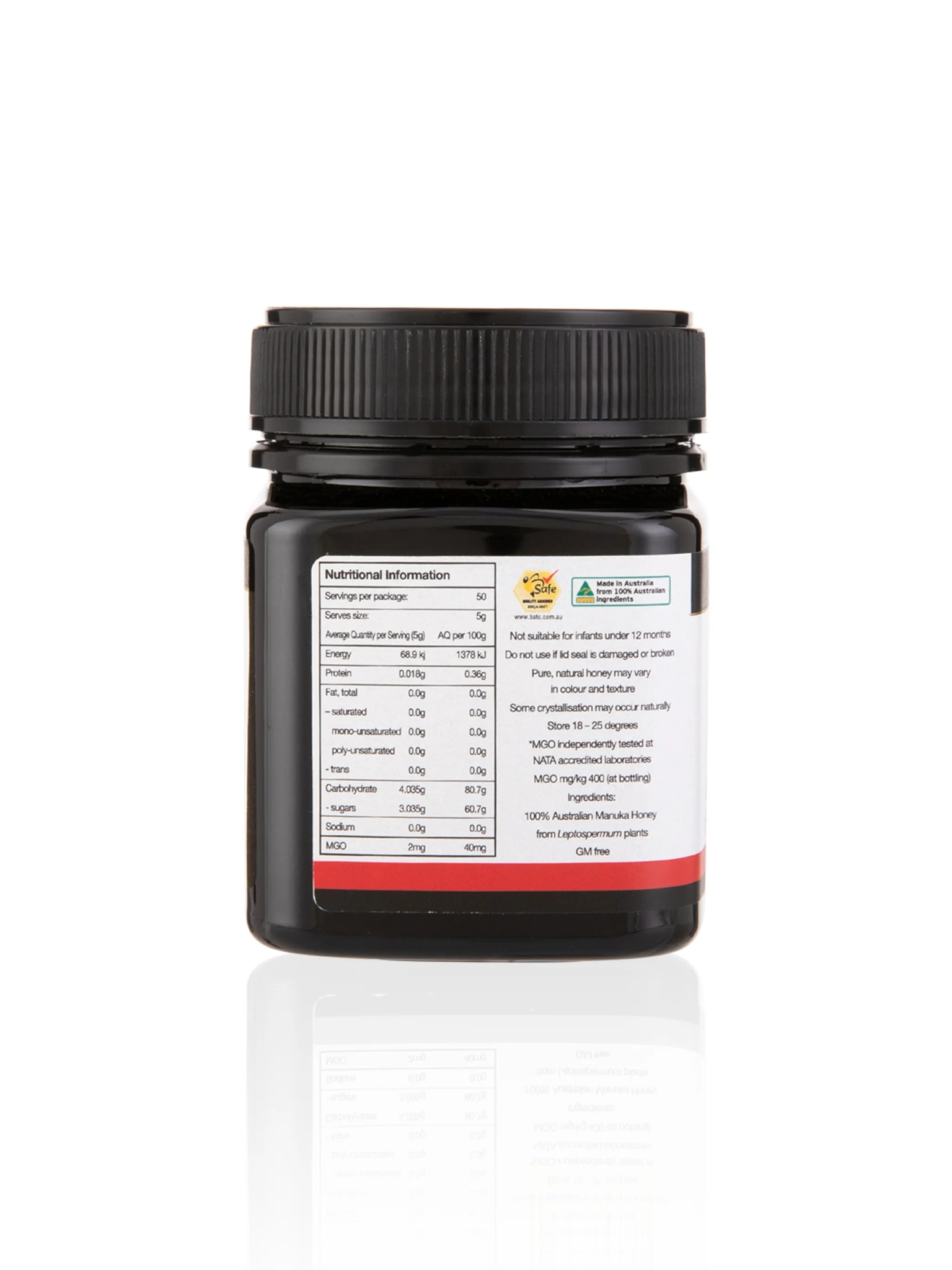 Australian Manuka Honey 400+ Mgo - 500gr