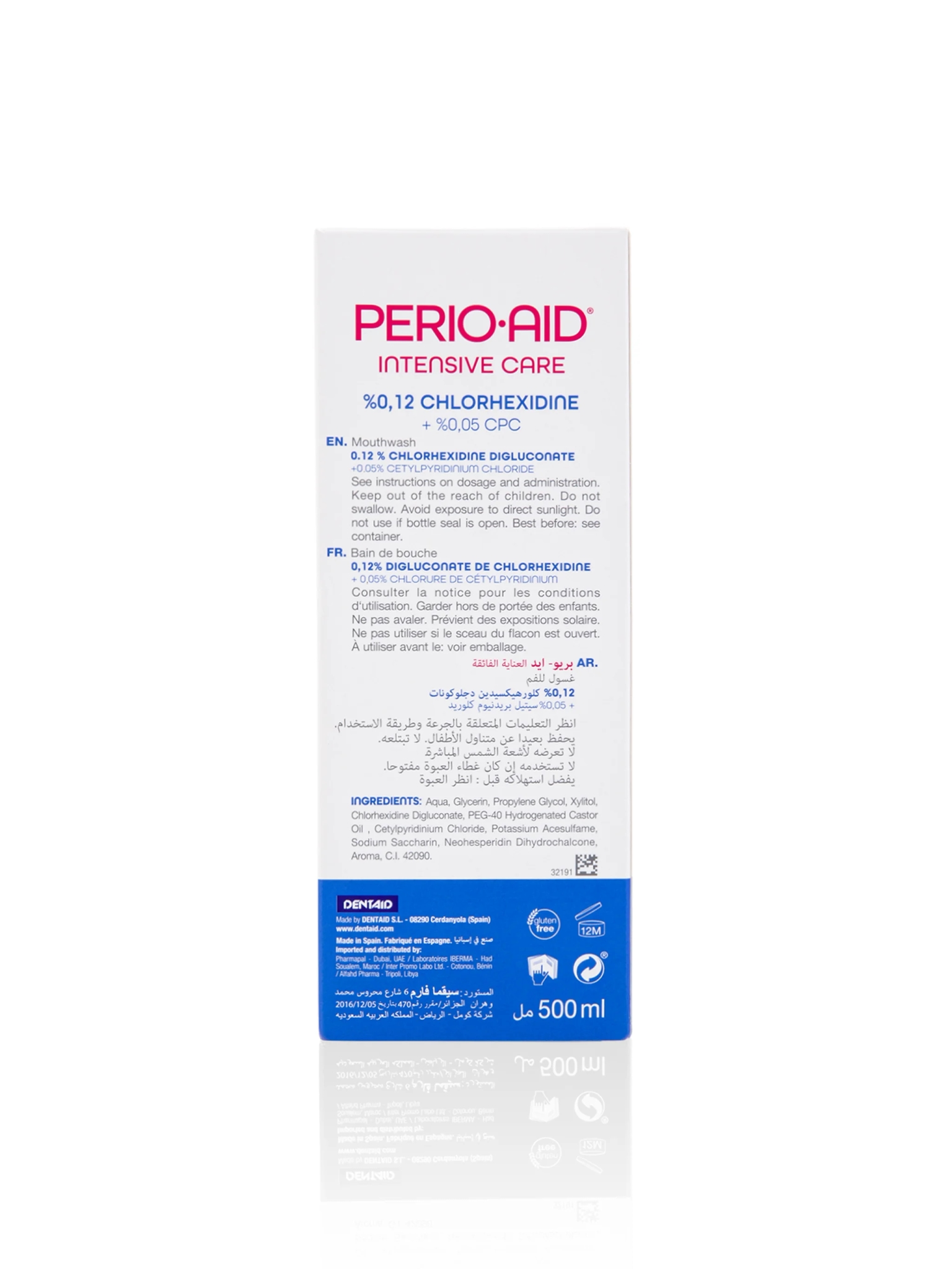 Perio-Aid Intensive Care Mouthwash - 500ml