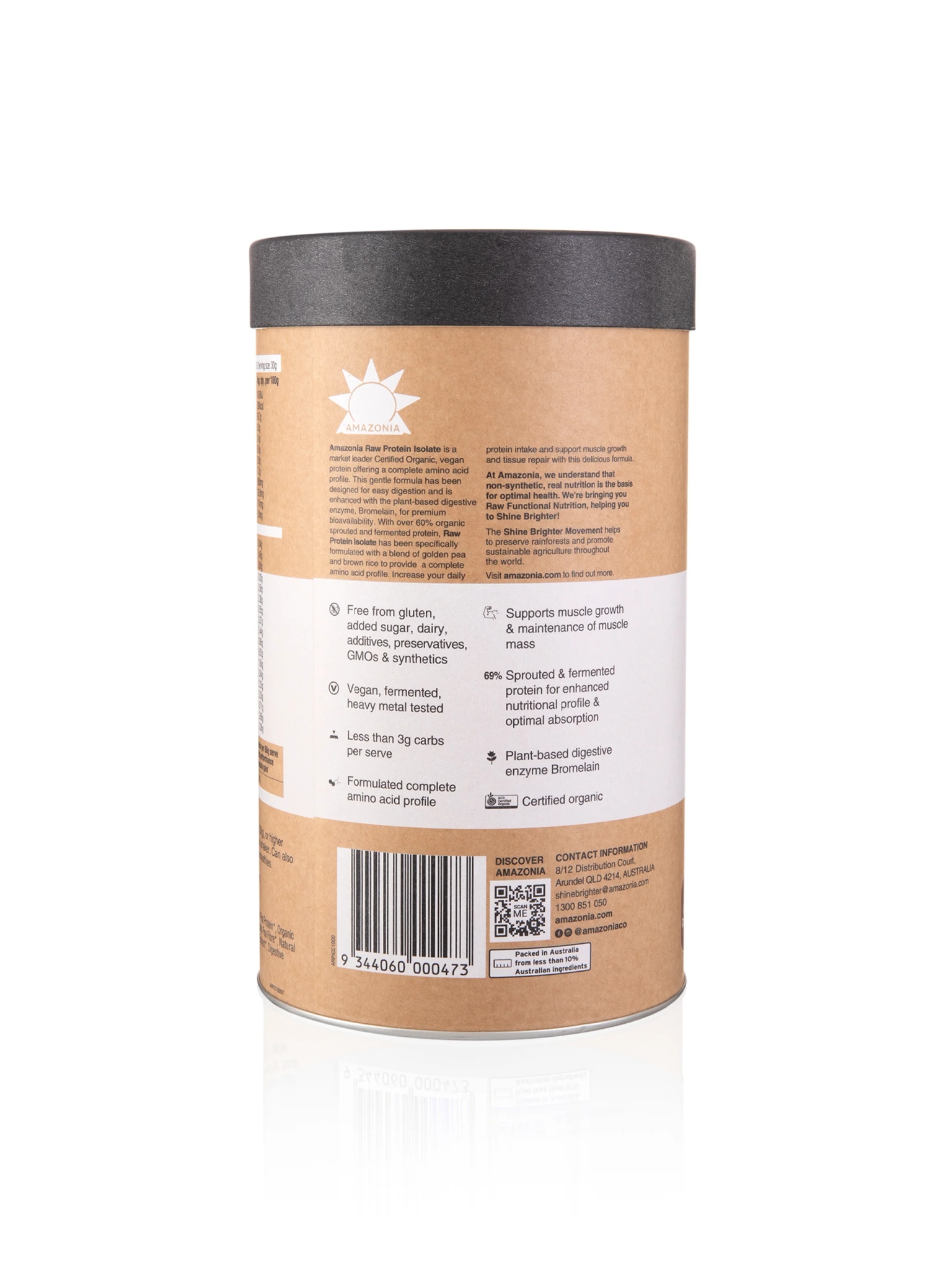 Raw Protein Isolate 1Kg - Cacao Coconut