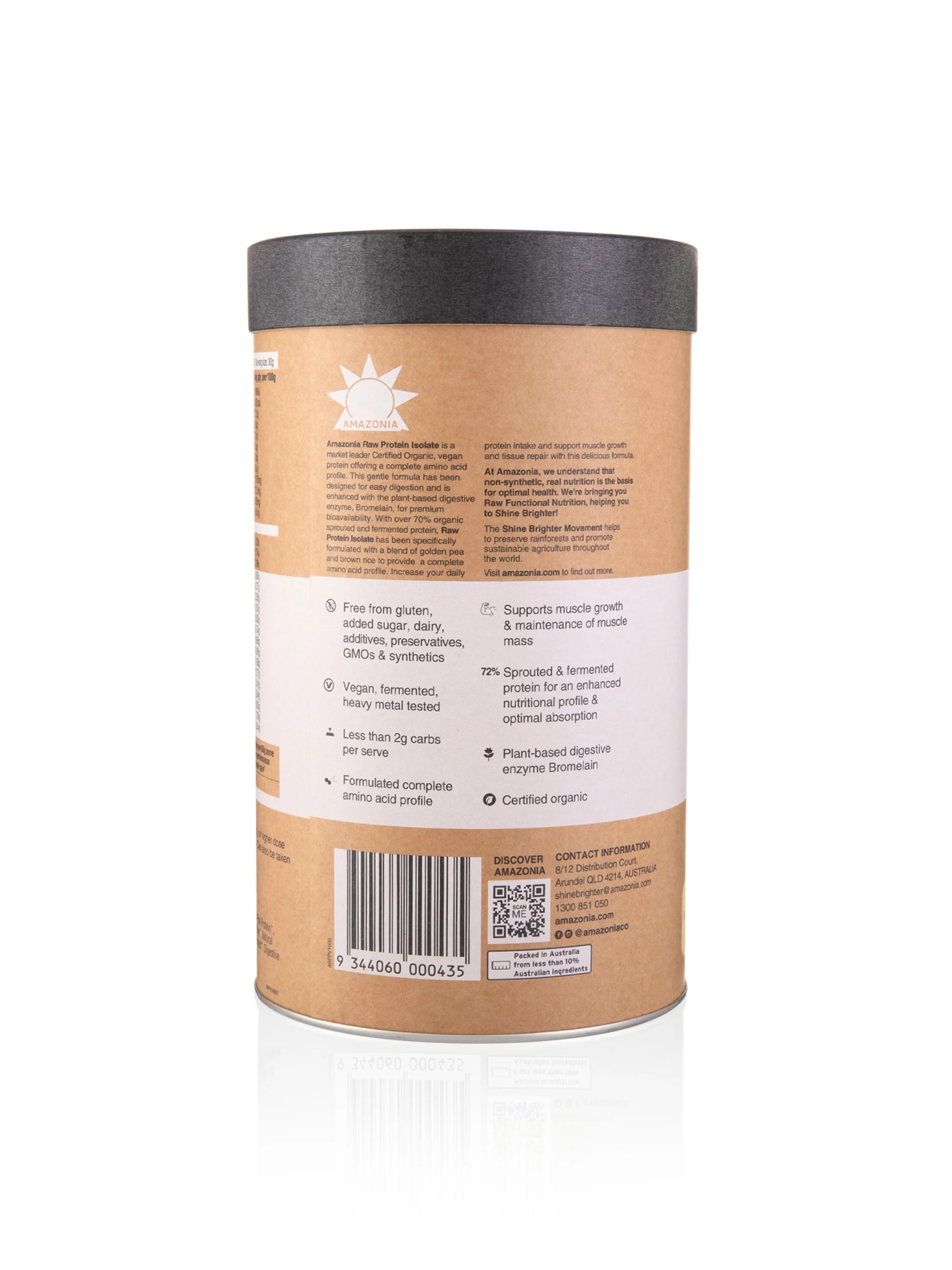 Raw Protein Isolate 1Kg - Vanilla