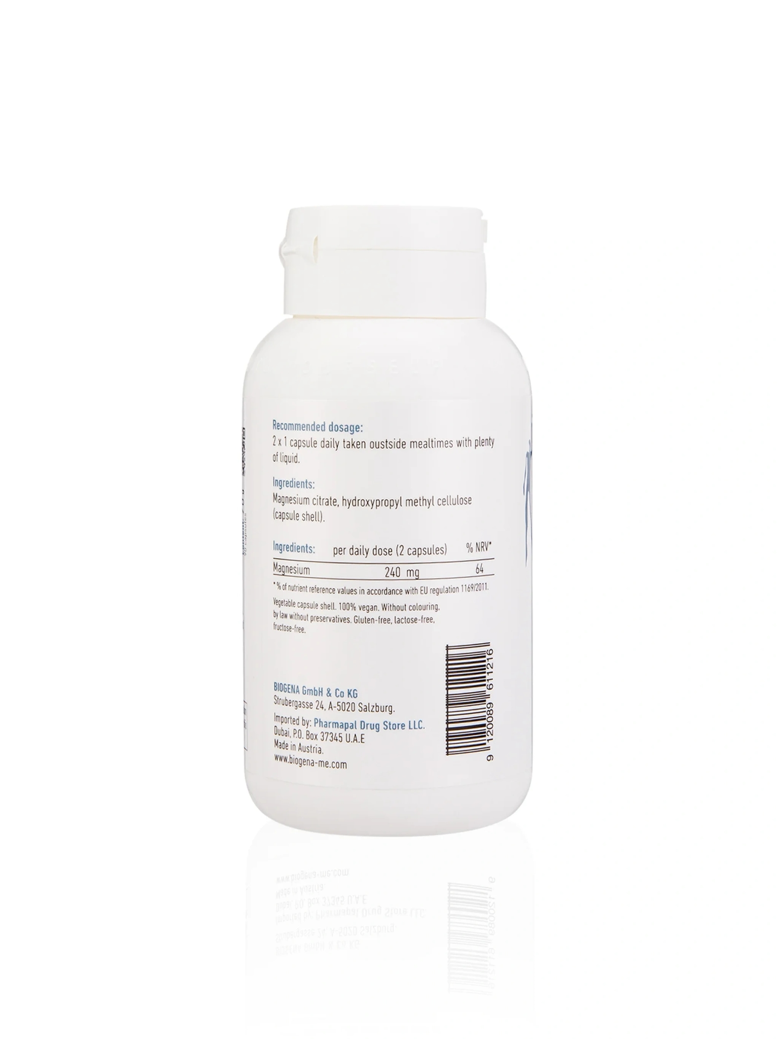 Magnesium Citrate
 - 90 Capsules