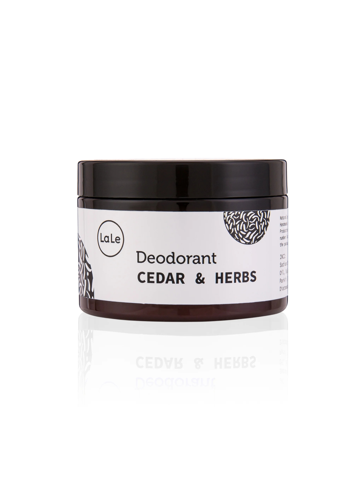 Natural Deodrant Cream - Cedar with Herbs