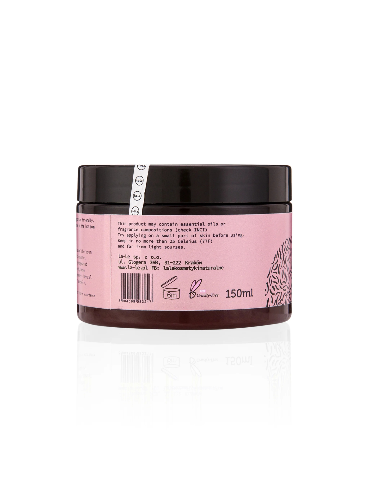 Rose-Rasperry Deodorant Cream - 150ml