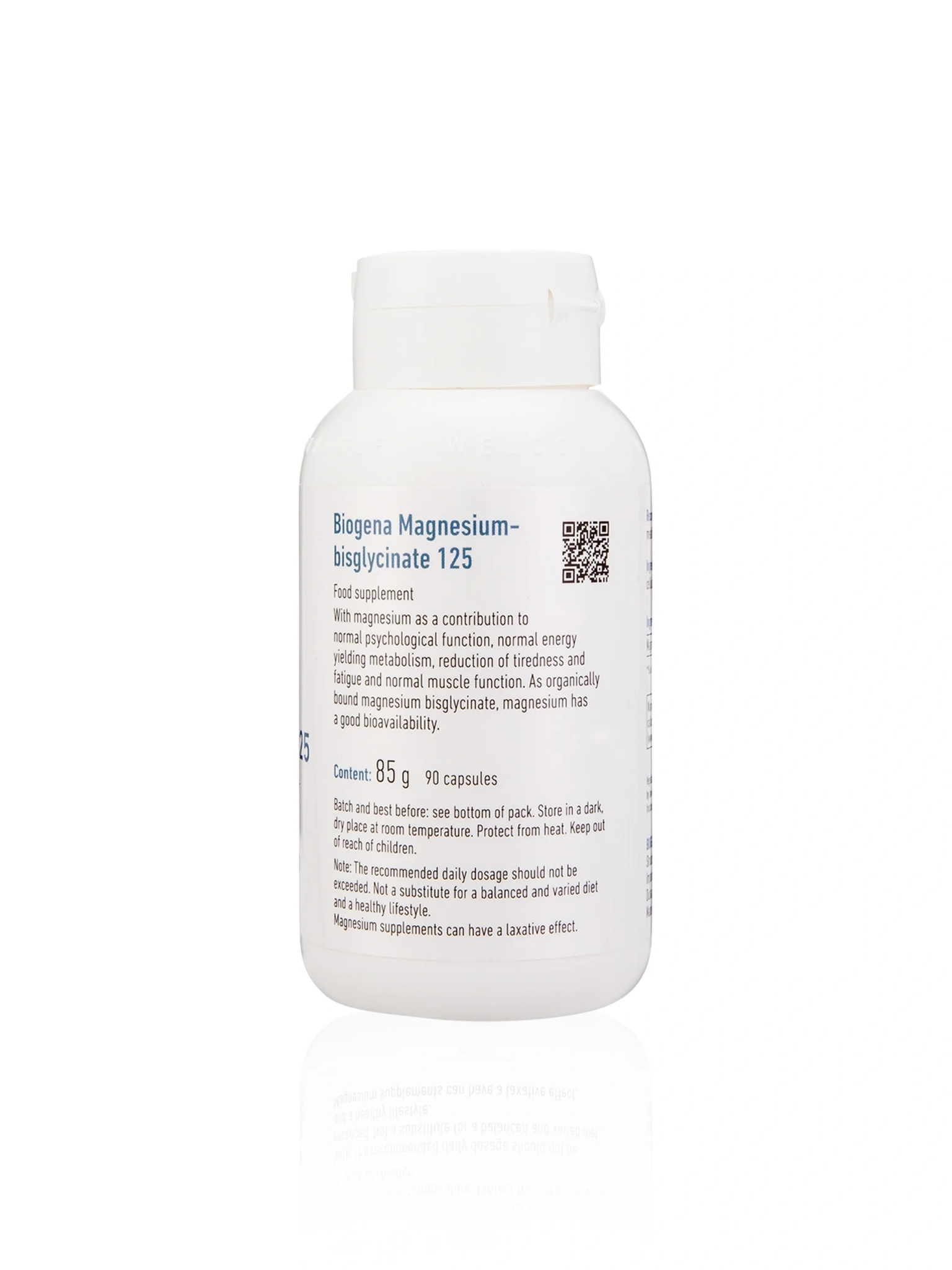 Magnesium Bisglycinate 125 - 90 Capsules