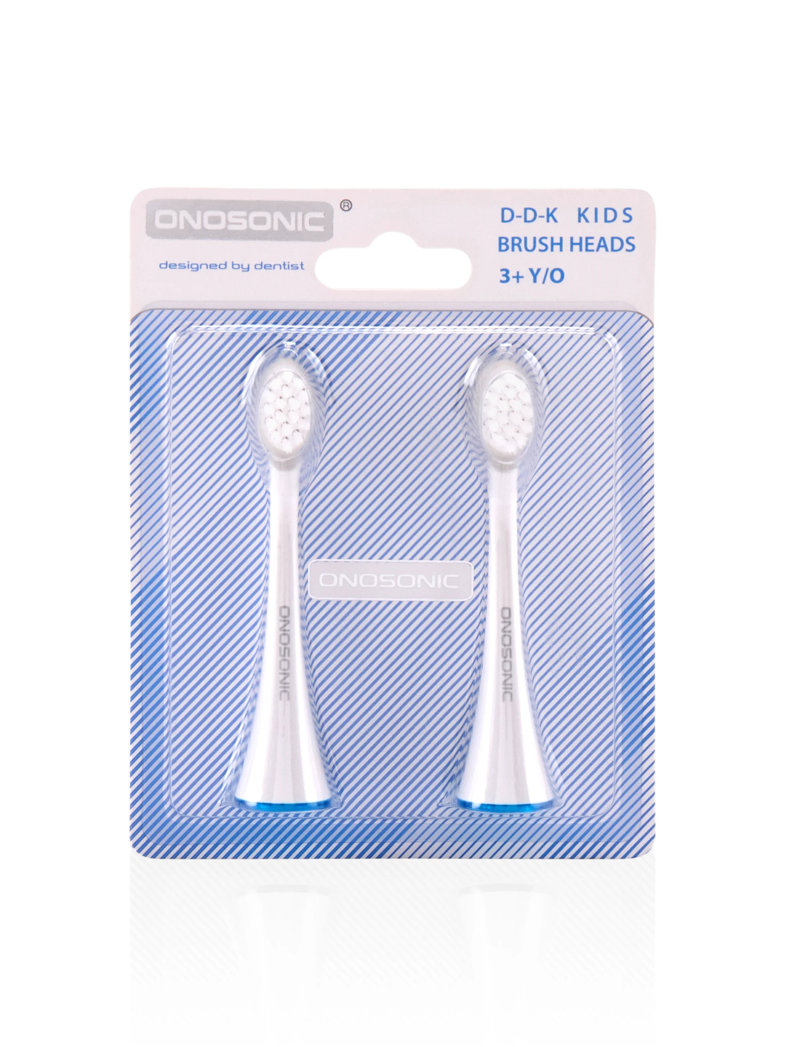 D-D BRUSH HEADS PACK 2PCS JUNIOR 3+Y/O - Kids Toothbrush Heads